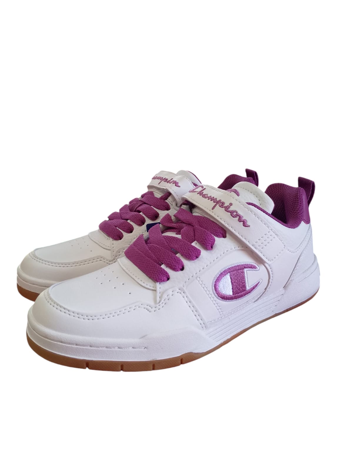 Zapatillas Champion Arena Power Lo | Blanco & Púrpura