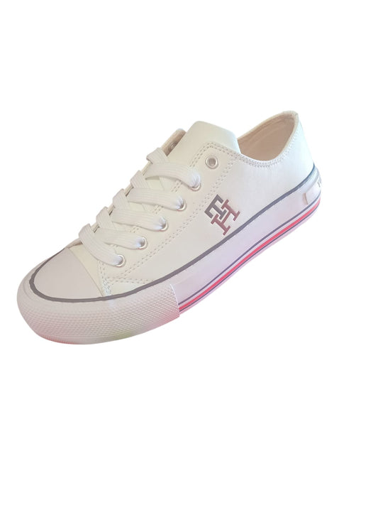 Zapatillas Tommy Hilfiger Low Cut Up Lace | Blanco