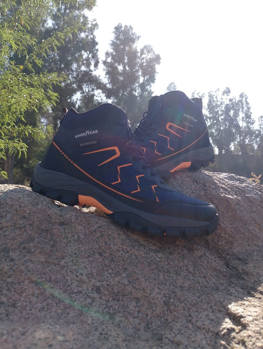Botines Goodyear Fabian Water-Proof | Azul y Naranjo