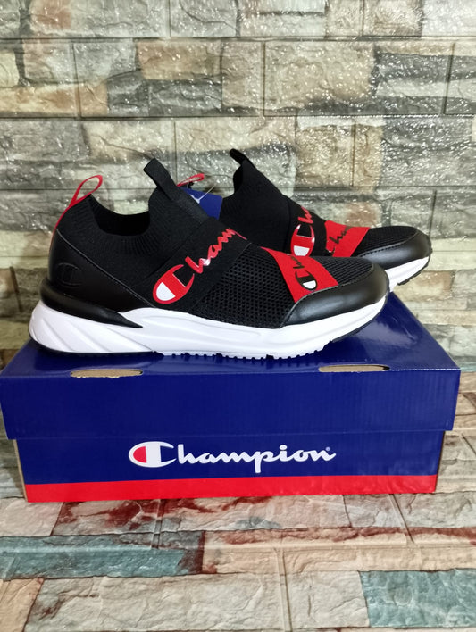 Zapatillas Champion Kinna V Over Lo | Negro y Rojo