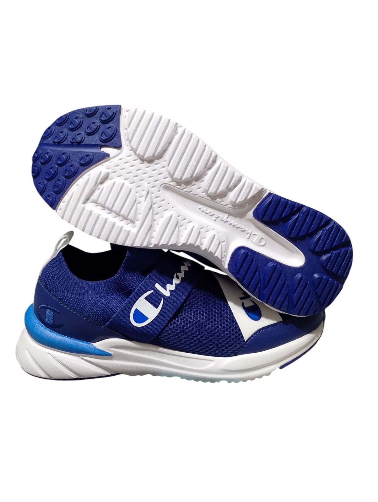 Zapatillas Champion Kinna V Over Lo | Azul y Blanco