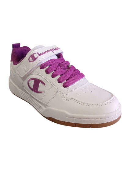 Zapatillas Champion Arena Power Lo | Blanco & Púrpura