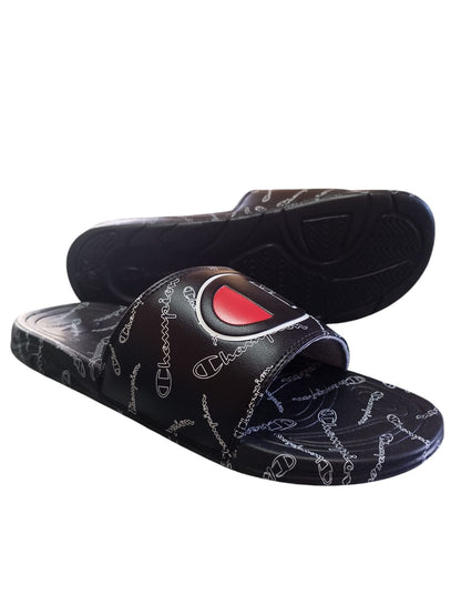 Sandalias Champion Mega Outline Aop | Negro