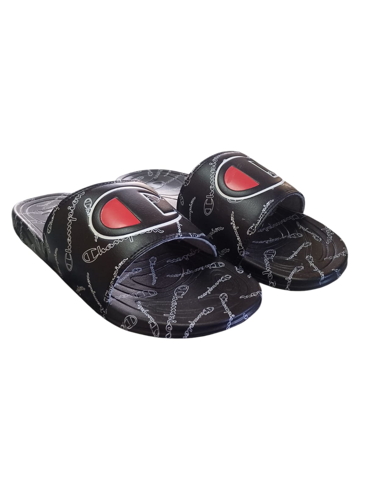 Sandalias Champion Mega Outline Aop | Negro