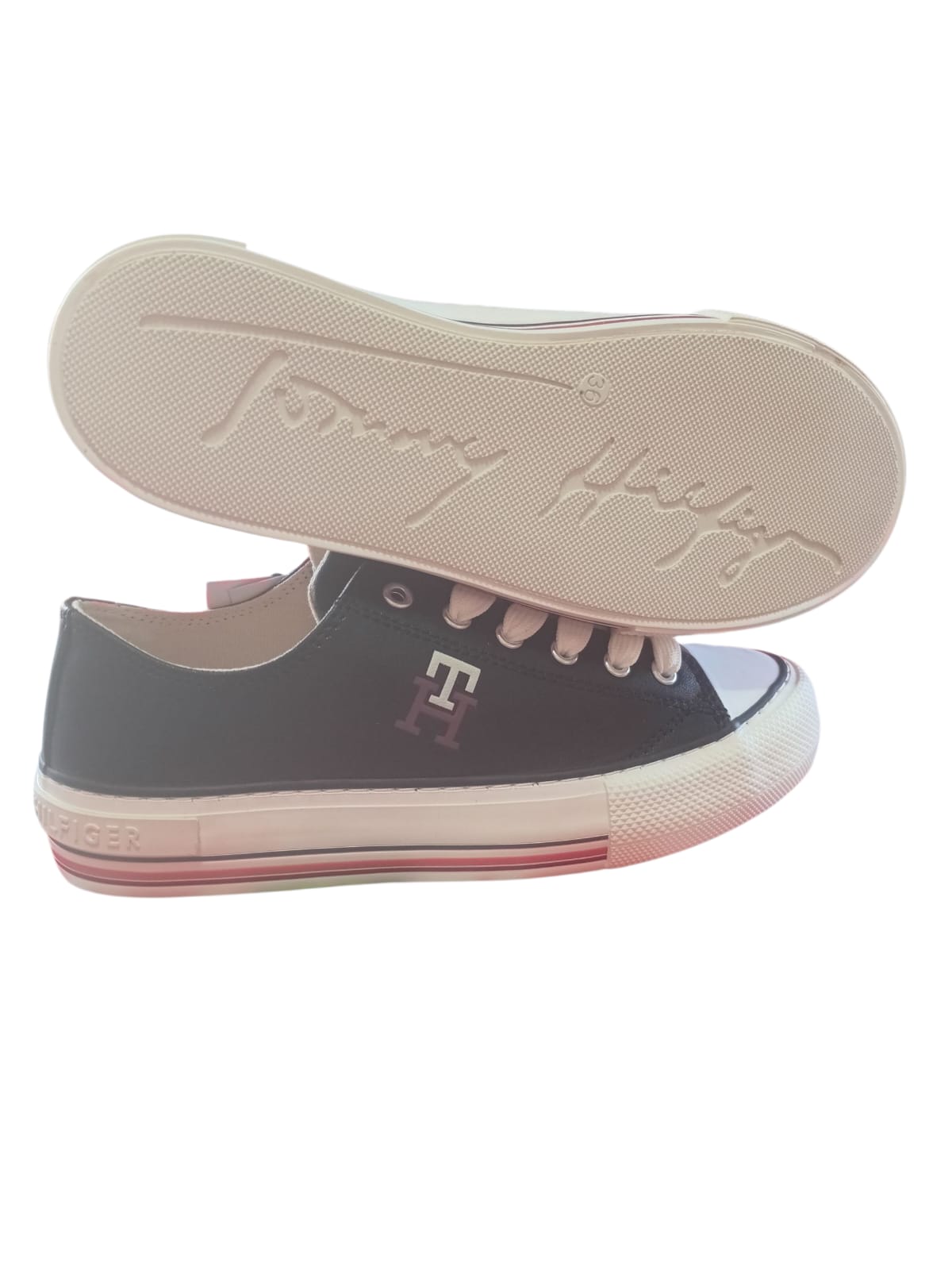 Zapatillas Tommy Hilfiger Low Cut Up | Negro
