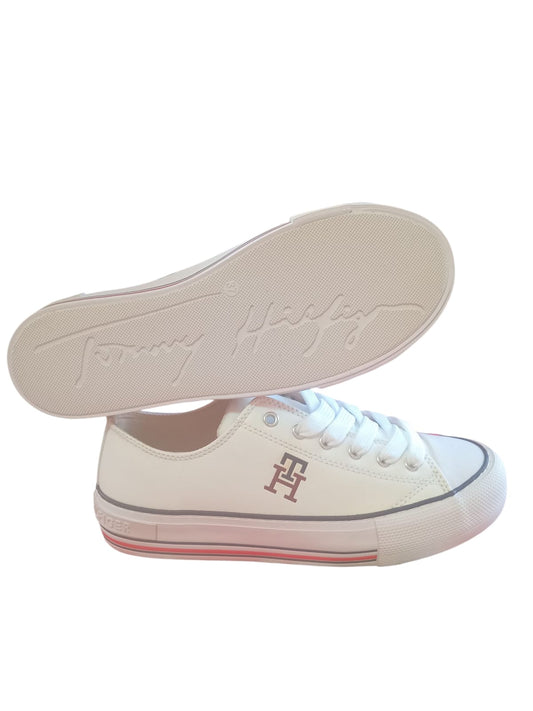 Zapatillas Tommy Hilfiger Low Cut Up Lace | Blanco