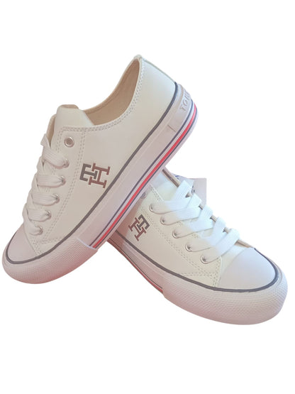 Zapatillas Tommy Hilfiger Low Cut Up Lace | Blanco
