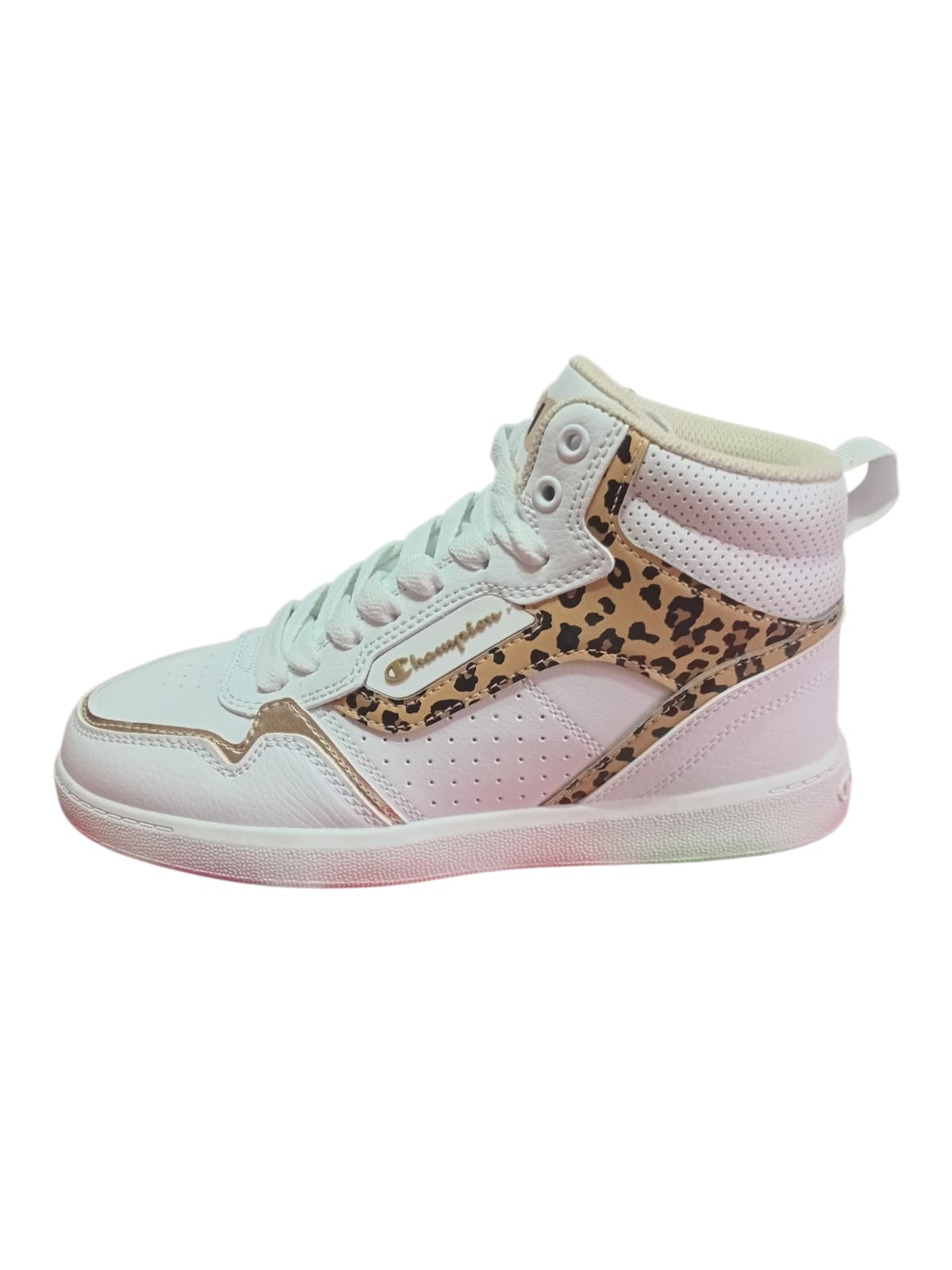 Zapatilla Champion Lore Hi | Blanco & Animal Print