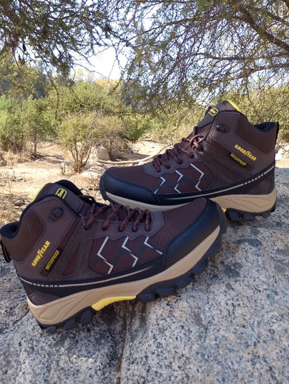 Botines Goodyear Fabian Water-Proof | Café y Amarillo