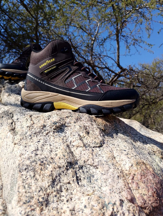 Botines Goodyear Fabian Water-Proof | Café y Amarillo