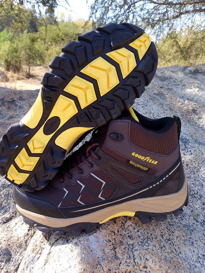 Botines Goodyear Fabian Water-Proof | Café y Amarillo