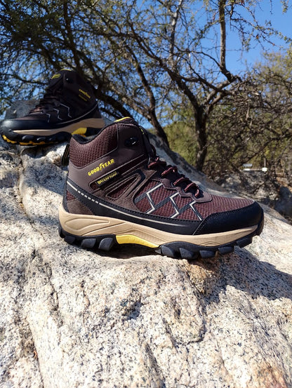 Botines Goodyear Fabian Water-Proof | Café y Amarillo