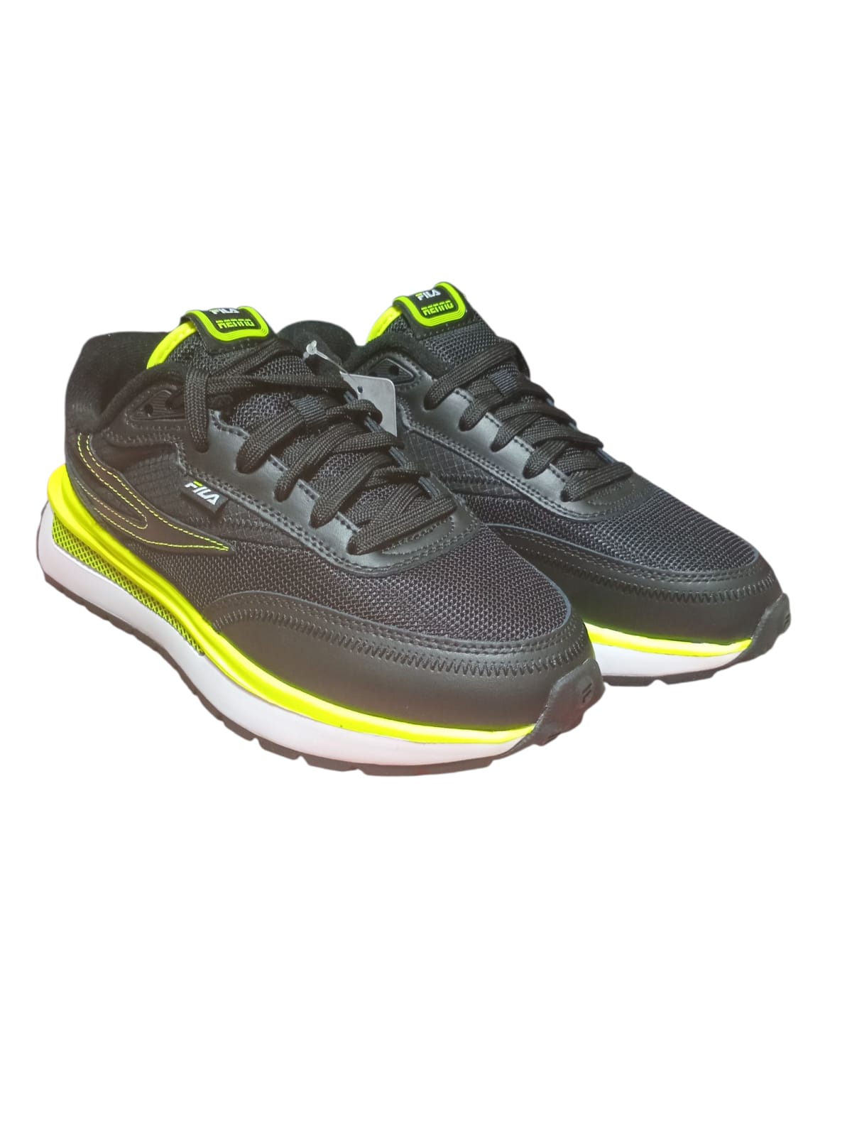 Zapatillas Fila Renno | Negro y Amarillo