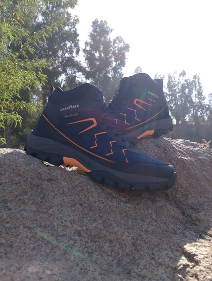 Botines Goodyear Fabian Water-Proof | Azul y Naranjo