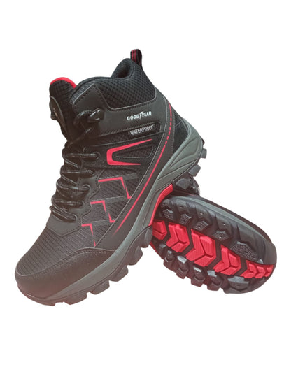 Botines Goodyear Fabian Water-Proof | Rojo y Negro