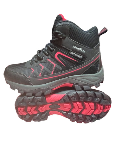 Botines Goodyear Fabian Water-Proof | Rojo y Negro