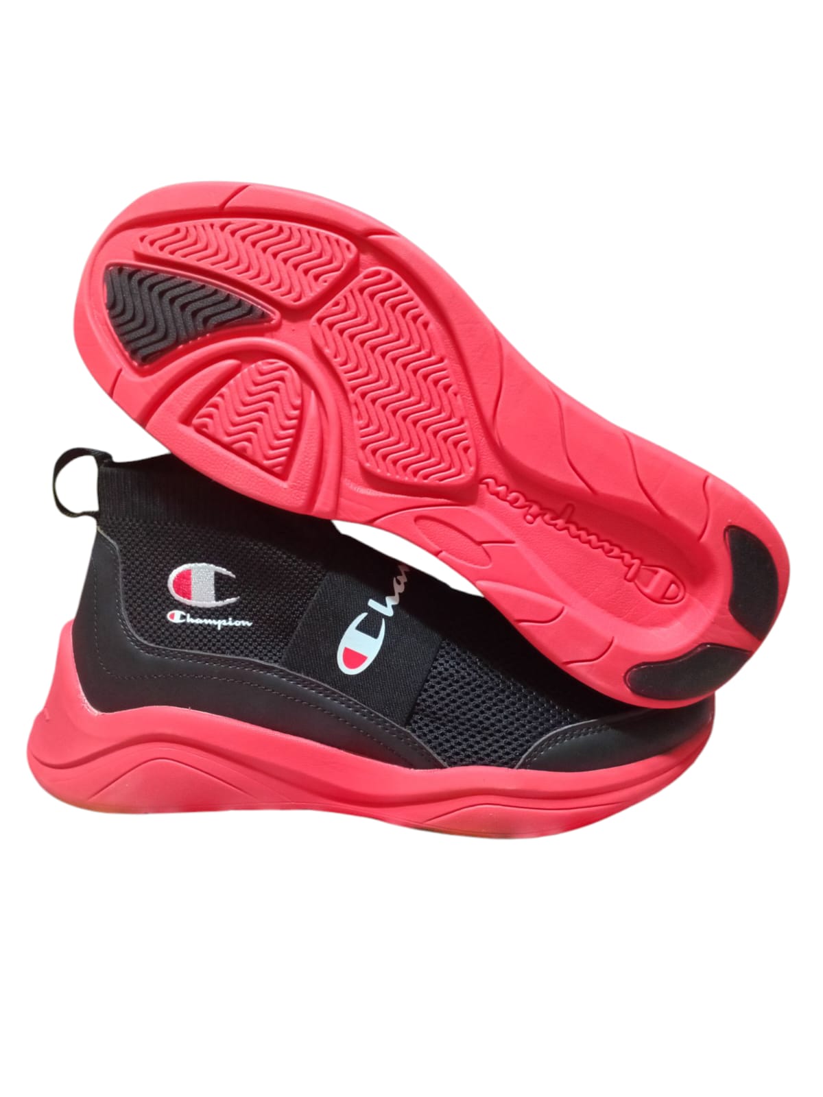 Zapatillas Champion Legend | Negro y Rojo